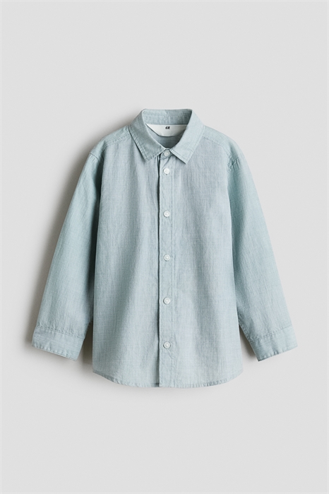 Хлопковая рубашка 1289801007 - Фото 13976773