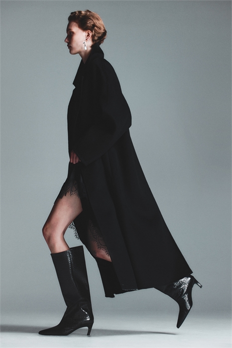 Кожаные сапоги до колена 1291831001 - Фото 13976907