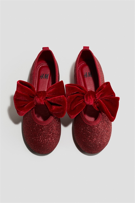 Балетки с декором в виде банта 1295112001 - Фото 13977255