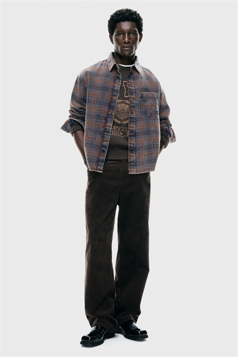 Рубашка с расслабленным кроем 1296216006 - Фото 13977463