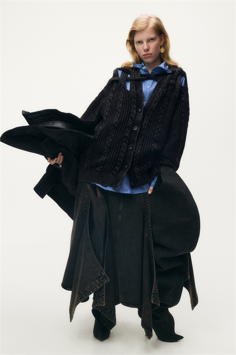 Кардиган вязаный с узором 1298150001 - Фото 13977910