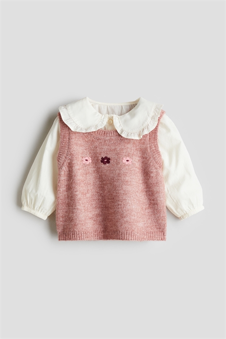 Комплект из жилета и блузки 1301012001 - Фото 13978698