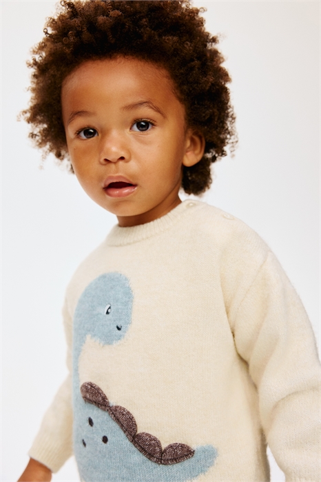 Джемпер с узором 1301396002 - Фото 13978930