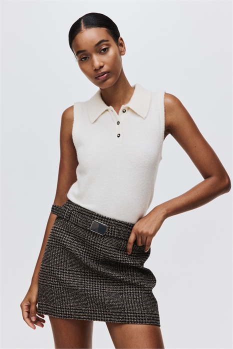 Мини-юбка с поясом 1301483001 - Фото 13978964