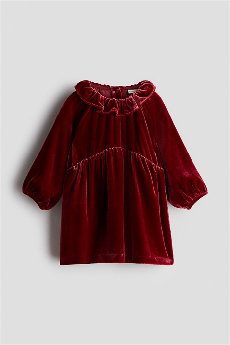 Велюровое платье из шелка 1303142002 - Фото 13979484