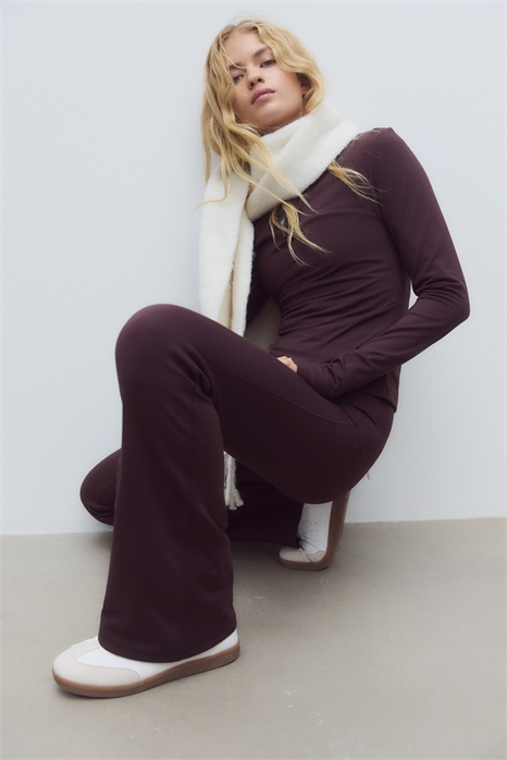 Расклешенные спортивные леггинсы из флиса с SoftMove™ 1303184003 - Фото 13979520