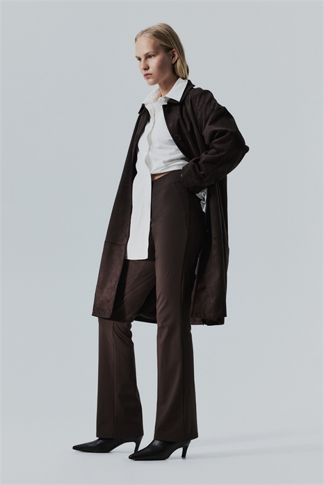 Расклешенные брюки из четырехстороннего стретча артикул 1303481002