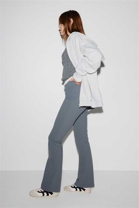 Расклешенные брюки из четырехстороннего стретча 1303481005 - Фото 13979807