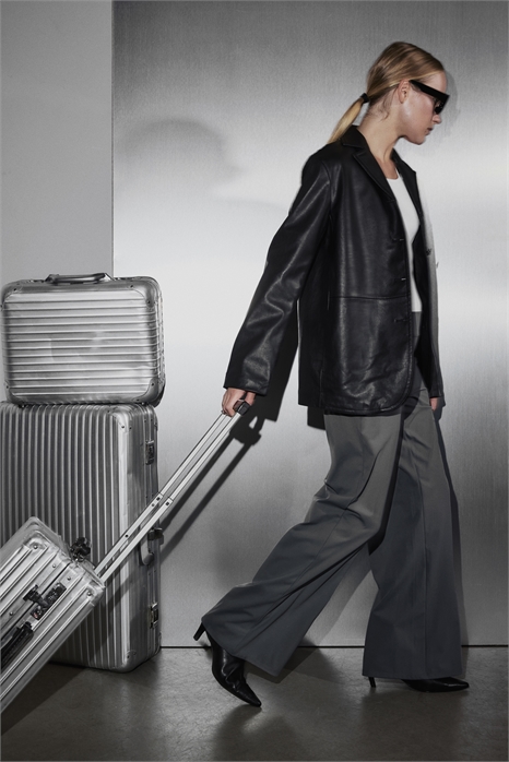 Широкие брюки из четырехстороннего стретча 1303482003 - Фото 13979828