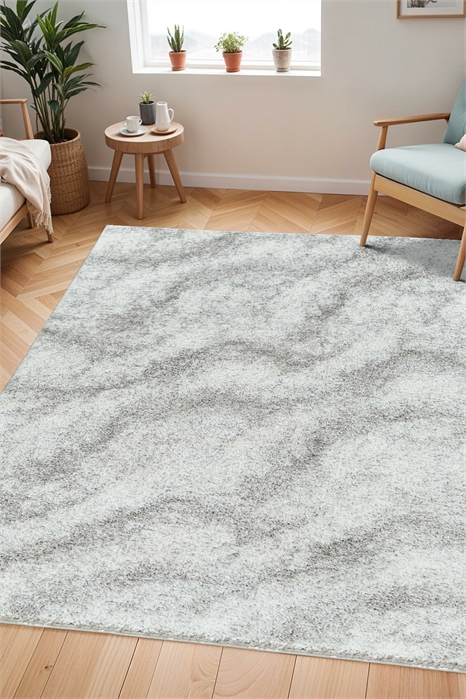 Ковер Shaggy Solid Color Plush Pile Area Rug 1305189001 - Фото 13980484