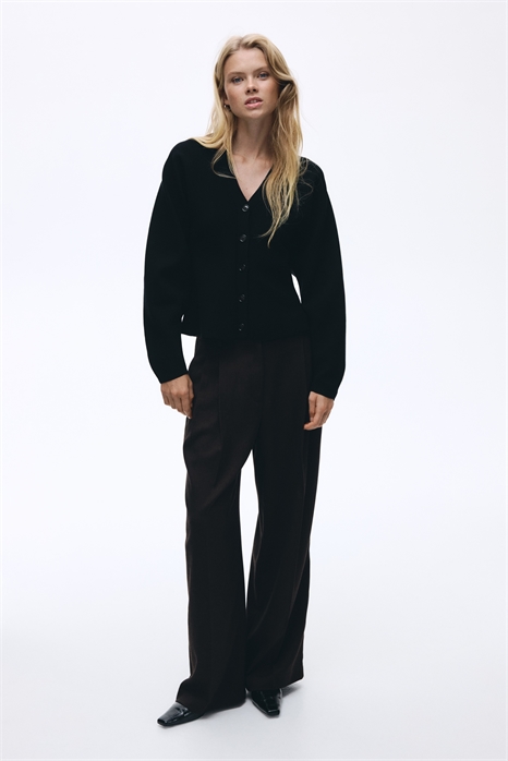 Кардиган с пеплумом из шелковой ткани 1307009001 - Фото 13980963