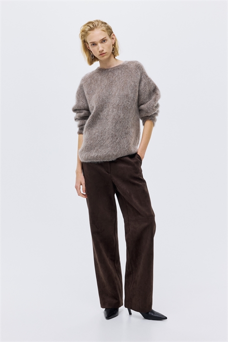 Прямые брюки с покрытием 1307437003 - Фото 13981118