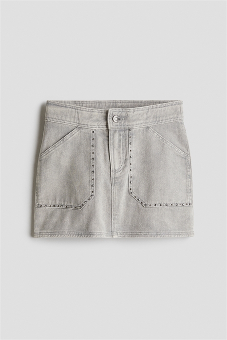 Джинсовая юбка с шипами 1307665001 - Фото 13981182