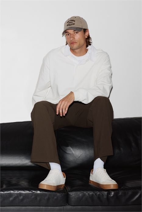 Широкие брюки с четырехсторонним стретчем 1309272001 - Фото 13981592