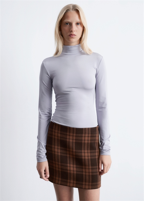 Мини-юбка в клетку 1310312001 - Фото 13981868