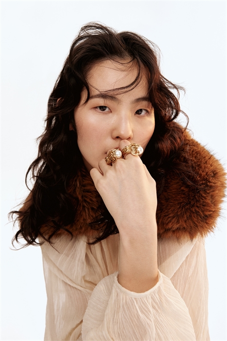 Кольцо с бусинами 1311341001 - Фото 13982111