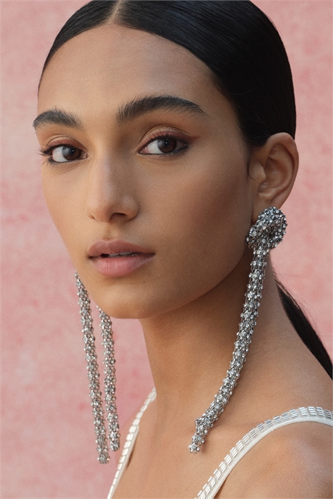 Серьги со стразами 1311441001 - Фото 13982141