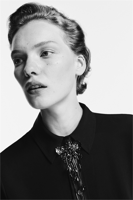 Ожерелье из шнура с цветочными деталями 1312477001 - Фото 13982334