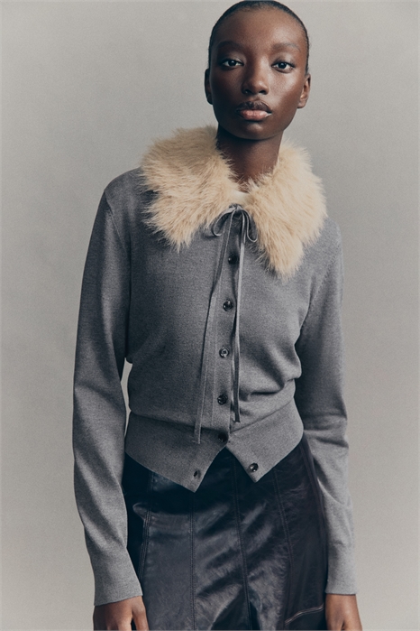 Кардиган с воротником 1313447001 - Фото 13982535