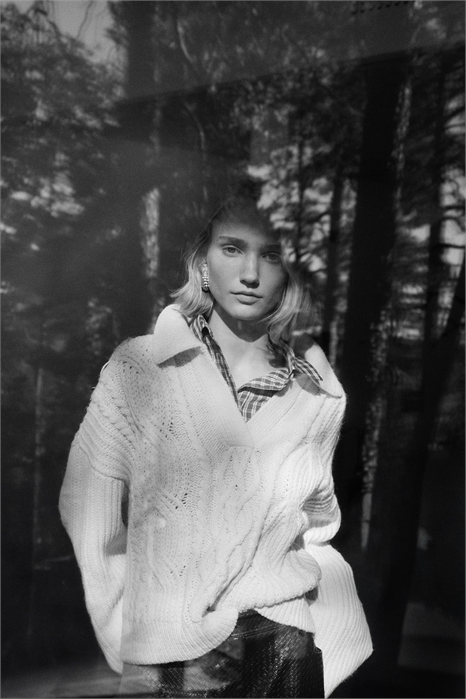 Вязаный джемпер с воротником 1314368001 - Фото 13982706