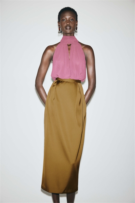 Атласная юбка-тюльпан 1315375001 - Фото 13982777