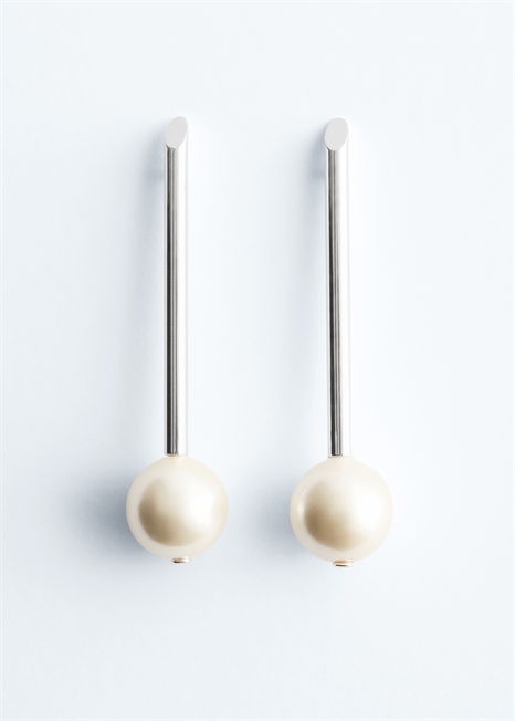 Серьги с искусственным жемчугом 1317548001 - Фото 13982987