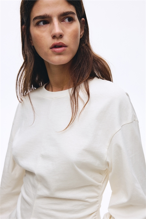 Топ из хлопкового джерси с начесом 1328687003 - Фото 13983557