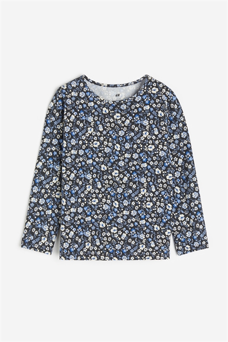 Топ из принтованного джерси 0922700106 - Фото 13983851