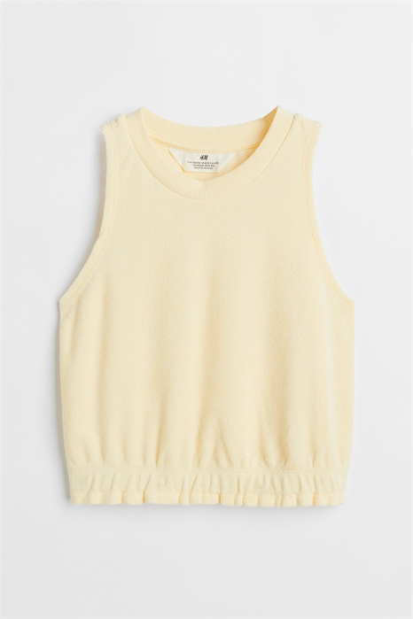 Обрезанный махровый жилет 1041699006 - Фото 13983914