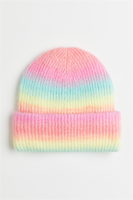 Шапка из ребристого трикотажа 1101799001 - Фото 13983973