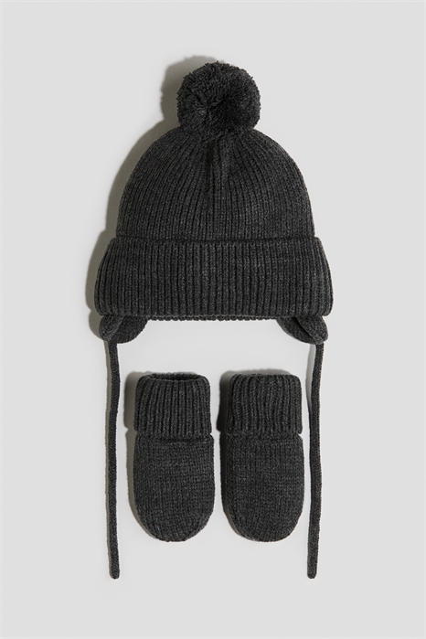 Шапка и варежки комплект 1164286008 - Фото 13984057