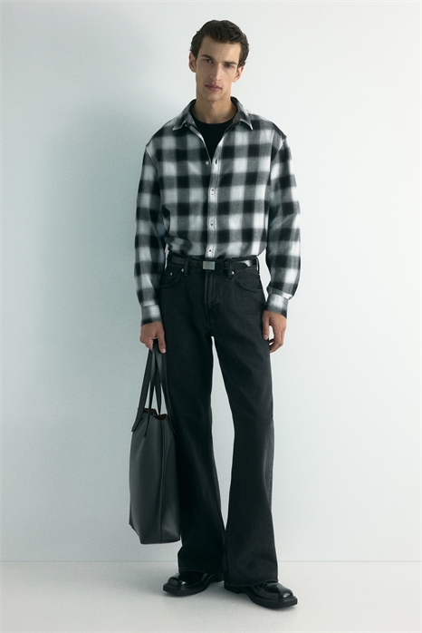 Фланелевая рубашка Relaxed Fit 1289476006 - Фото 13984898