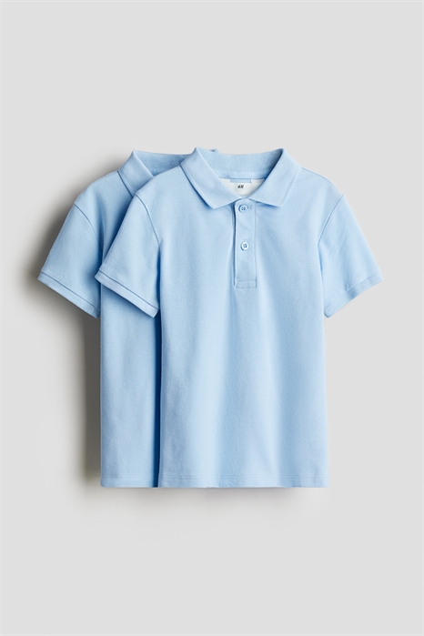 Школьные хлопковые рубашки-поло 2 шт. 1293624002 - Фото 13984928