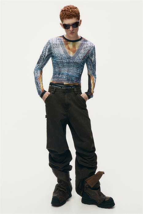 Топ из сетки с принтом 1298334001 - Фото 13985120