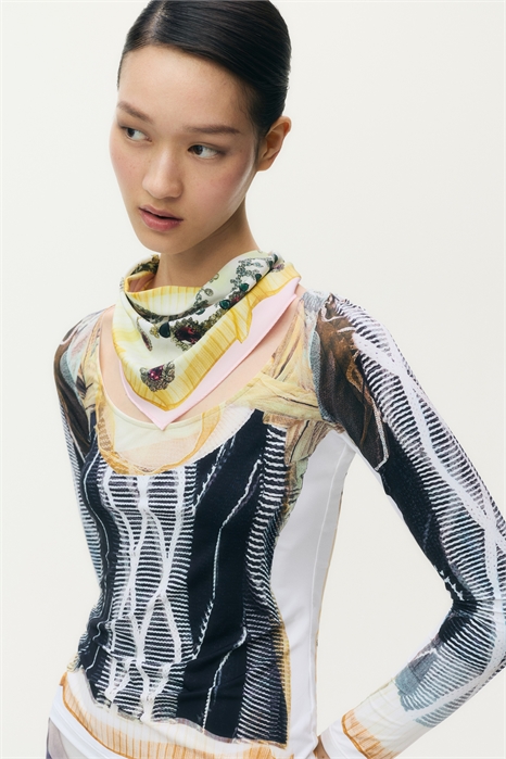 Шелковый шейный платок 1299357001 - Фото 13985166