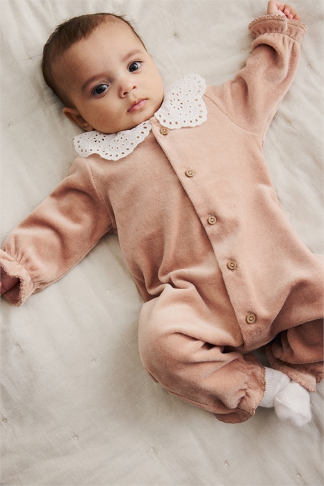 Костюм ромпер из хлопкового велюра 1308641002 - Фото 13985555