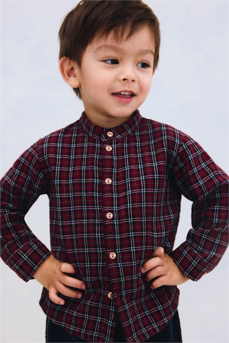 Хлопковая муслиновая рубашка 1309846001 - Фото 13985567