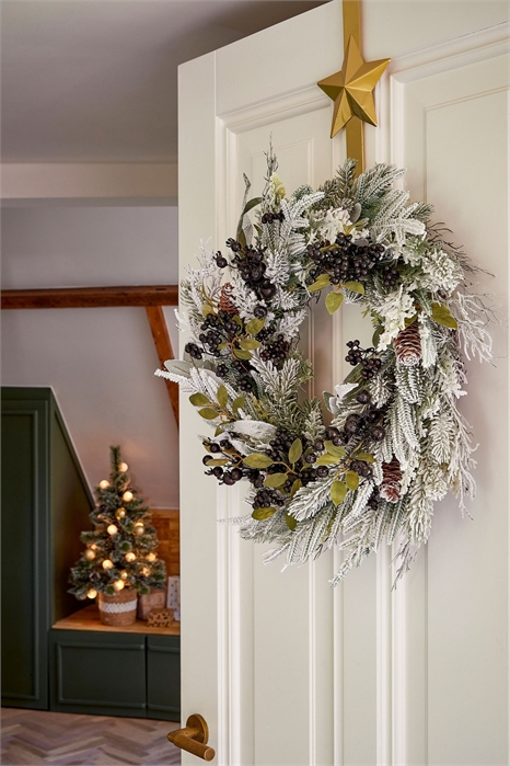 Рождественский венок с украшениями 1334374001 - Фото 13985931