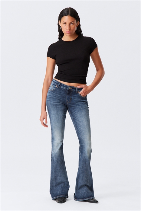 Джинсы Katsumi Low Rise Slim с расклешенными штанинами 1297387003 - Фото 13986256