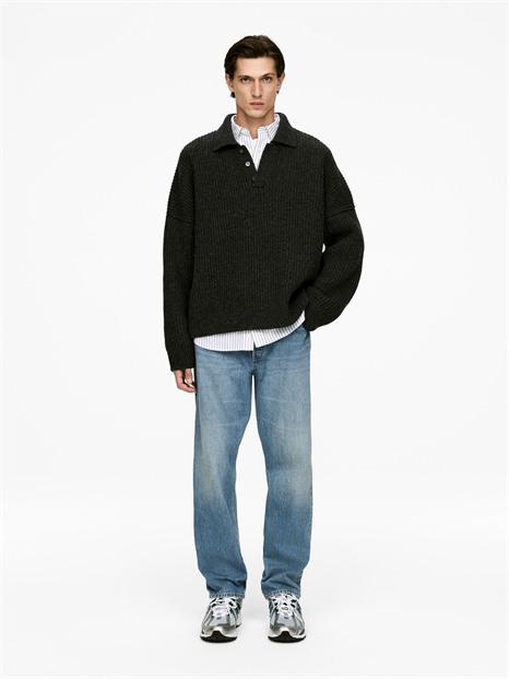 Свободные прямые джинсы OCEAN 1000960046 - Фото 13986292