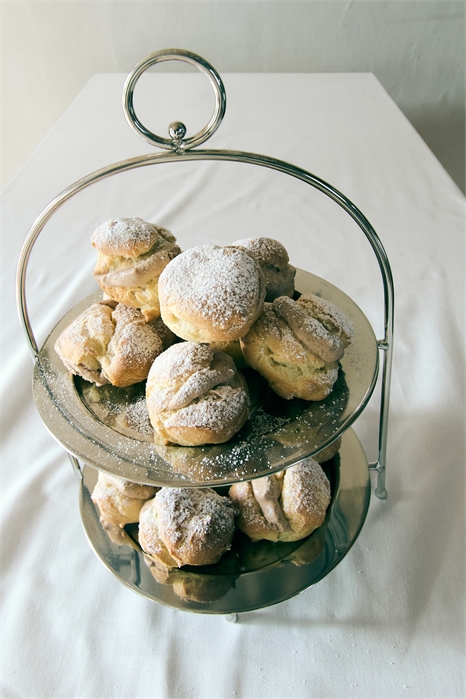 Двухъярусная подставка для торта из нержавеющей стали 1297092001 - Фото 13988200