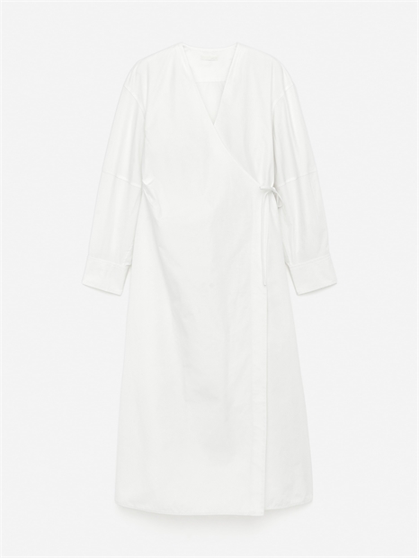 Хлопковое платье с завязками 1267048001 - Фото 13988636