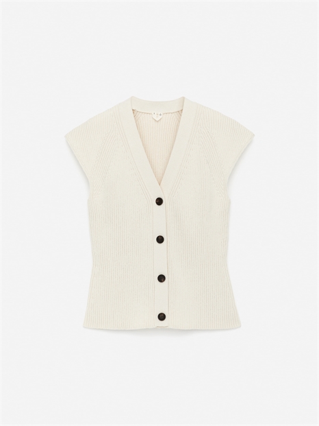 Трикотажный топ без рукавов 1281704002 - Фото 13988694