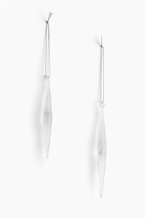 Рождественские украшения в виде сосулек в количестве 2 штук 1300269001 - Фото 13989049