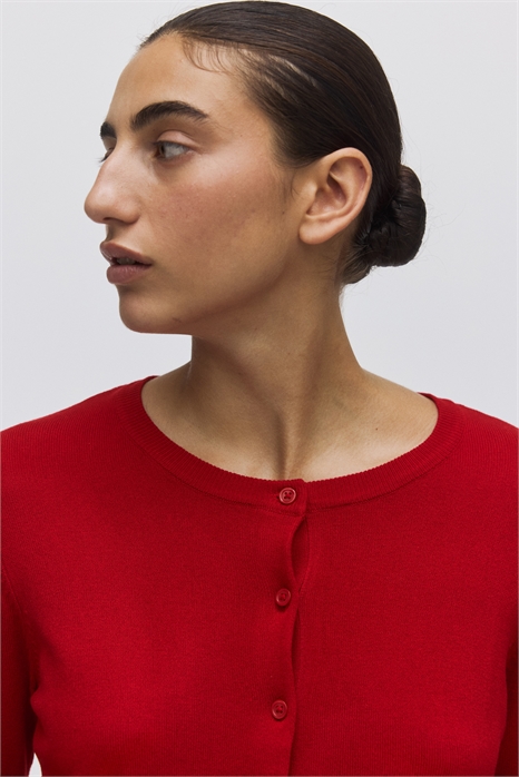 Кардиган тонкой вязки 0579541201 - Фото 13989286