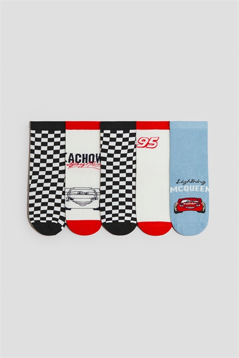 Носки с рисунком в упаковке из 5 штук 0950843081 - Фото 13989316