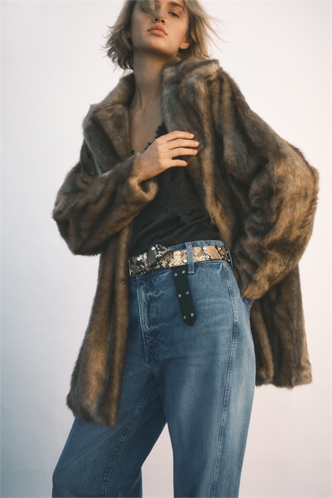 Широкие высокие джинсы 1297530009 - Фото 13990432