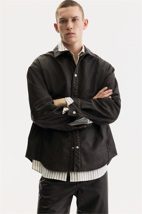 Рубашка с покрытием регулярного покроя артикул 1305659002