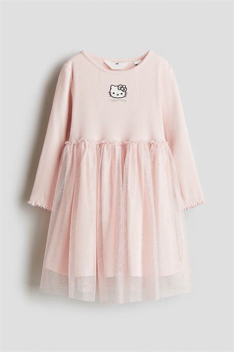 Платье из тюля с узором 1314044005 - Фото 13991991