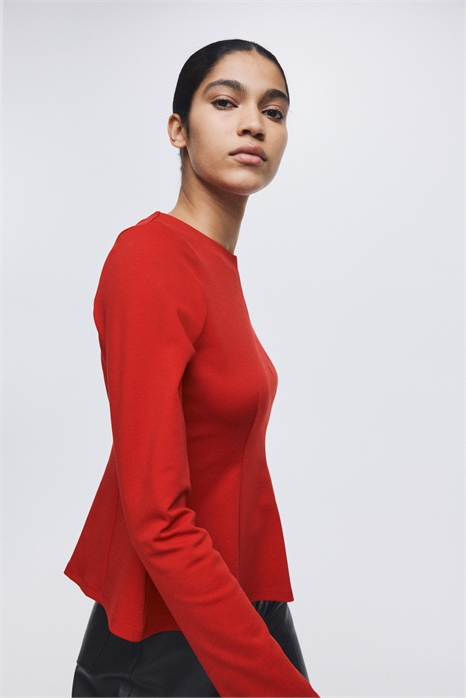 Топ с пеплумом из джерси 1314225003 - Фото 13992014